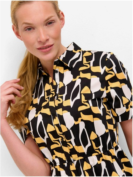 Orsay Rochie tip cămașă cu imprimeu galben-negru ORSAY