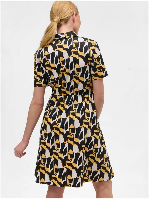 Orsay Rochie cămașă cu model galben-negru ORSAY
