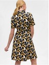 Orsay Rochie cămașă cu model galben-negru ORSAY