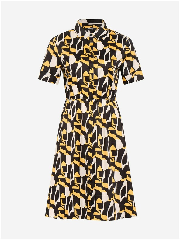 Orsay Rochie cămașă cu model galben-negru ORSAY