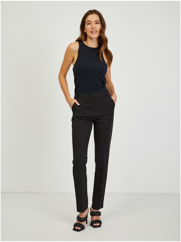 Orsay Pantaloni negri de damă ORSAY