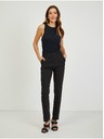 Orsay Pantaloni negri de damă ORSAY
