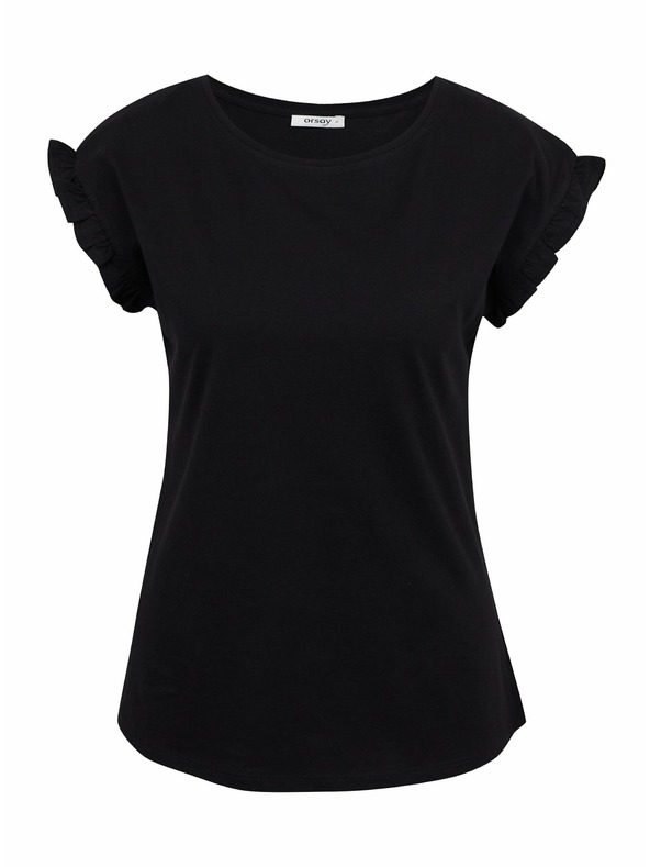 Orsay Tricou negru de damă ORSAY