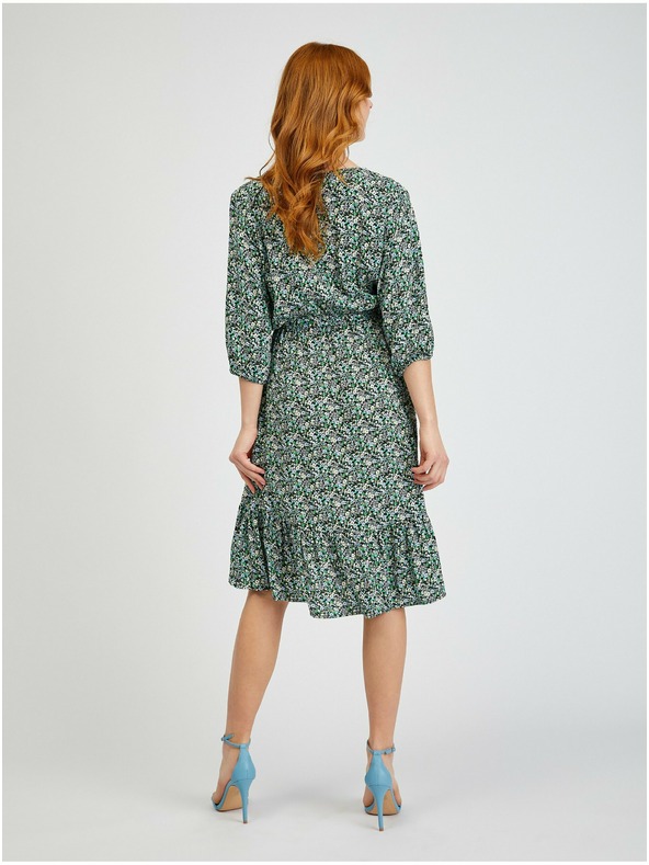 Orsay Rochie de damă verde cu model ORSAY