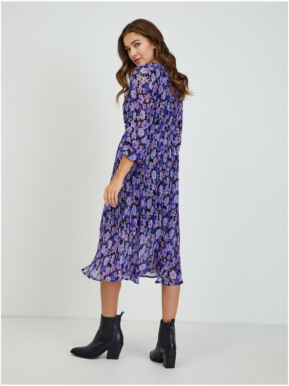 Orsay Rochie mov cu flori pentru femei ORSAY