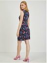 Orsay Rochie de damă neagră cu flori ORSAY