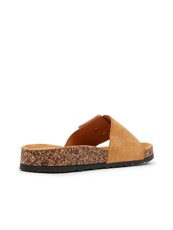 Orsay Papuci maro pentru femei din piele întoarsă ORSAY