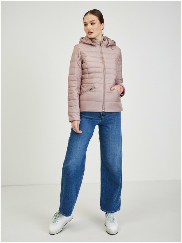 Orsay Jachetă matlasată roz vechi pentru femei ORSAY