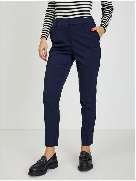 Orsay Pantaloni pentru femei albastru închis ORSAY