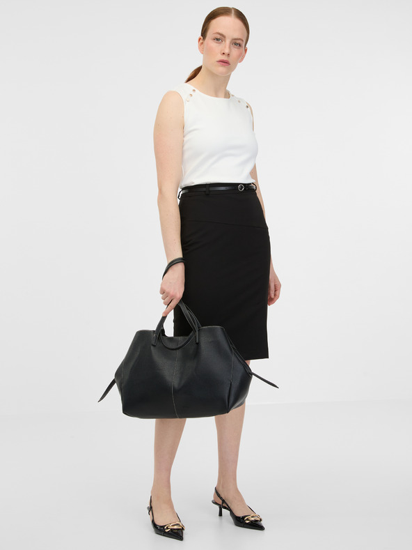 Orsay Fustă de damă neagră ORSAY