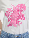Orsay Tricou alb cu mânecă scurtă pentru femei ORSAY