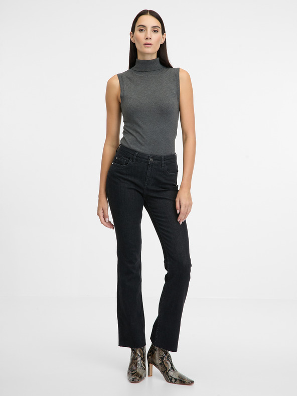 Orsay Rochie midi neagră pentru femei ORSAY