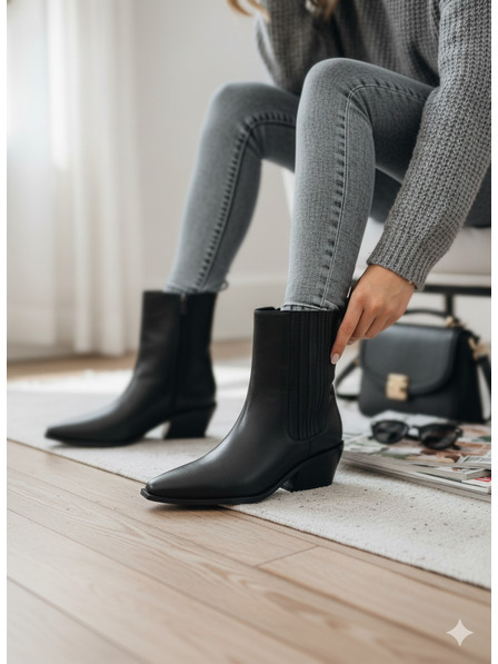 Orsay Pantofi de iarnă pentru femei negri ORSAY