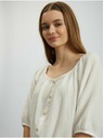 Orsay Bluză de damă albă ORSAY