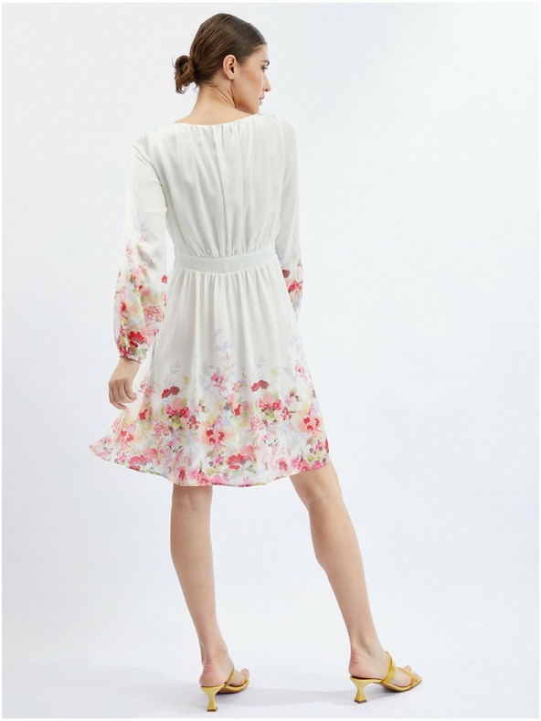 Orsay Rochie florală de damă roz-crem ORSAY