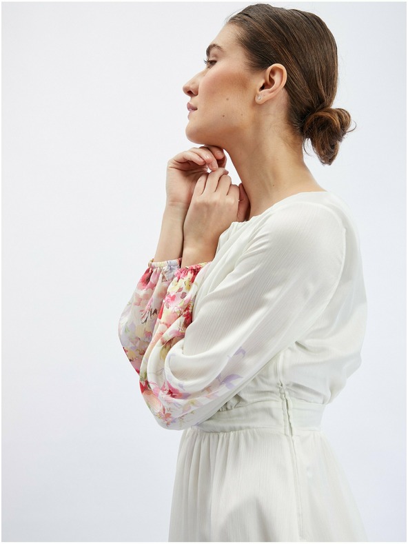 Orsay Rochie florală de damă roz-crem ORSAY