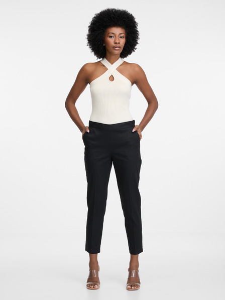 Orsay Pantaloni negri de damă ORSAY