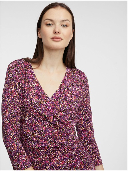 Orsay Rochie cu mâneci cu model pentru femei de culoare mov ORSAY