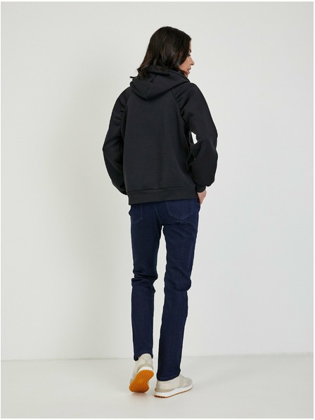 Orsay Hanorac negru de damă cu glugă ORSAY