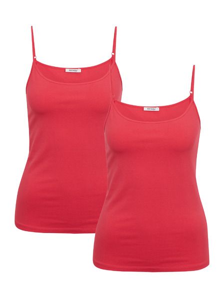 Orsay Set două maiouri de damă roz închis ORSAY