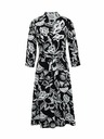 Orsay Rochie florală de damă neagră ORSAY