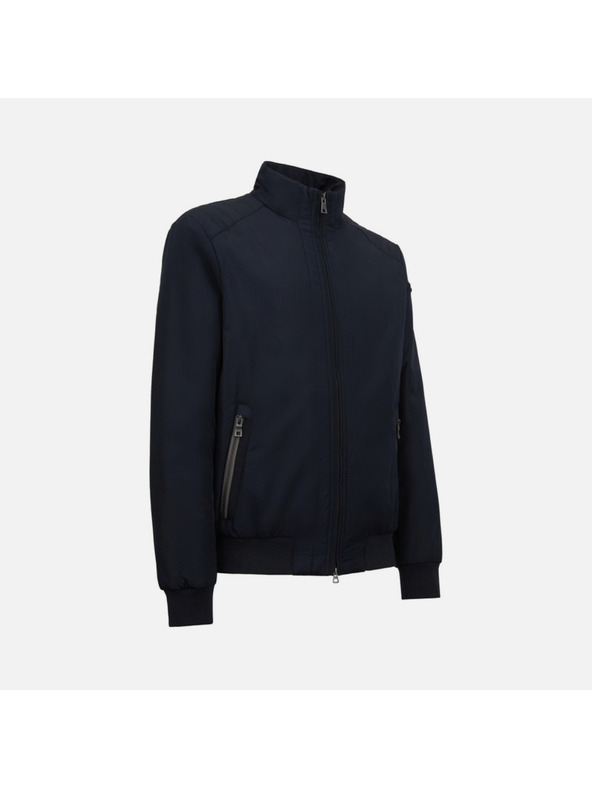 Geox Geox Damiano jachetă matlasată pentru bărbați în albastru închis