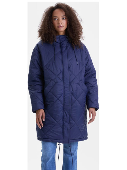 Orsay Palton matlasat albastru închis pentru femei ORSAY