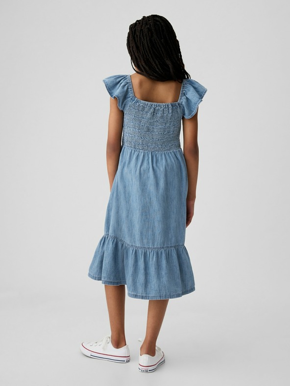 GAP Rochie midi din denim pentru copii GAP