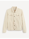 Celio Jachetă din denim crem Celio Arucha