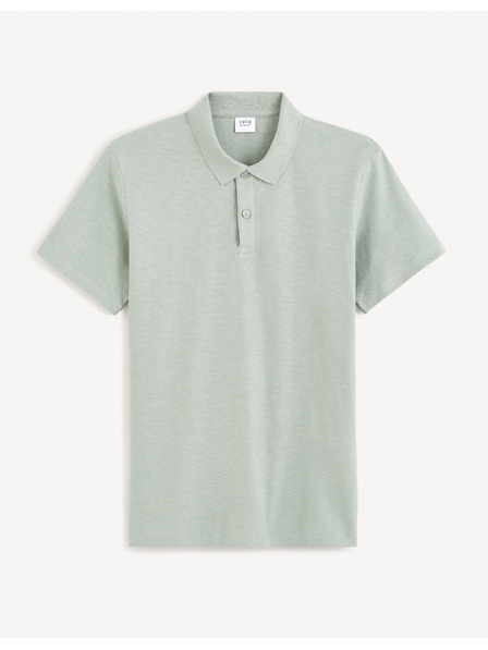 Celio Tricou polo basic gri deschis pentru bărbați Celio Feflame