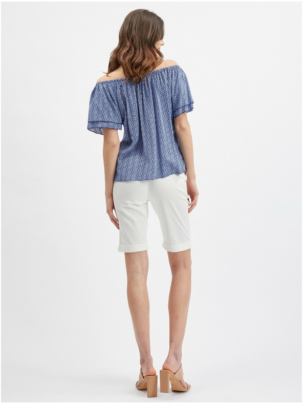 Orsay Bluză de damă albastră cu model ORSAY