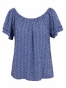 Orsay Bluză de damă albastră cu model ORSAY