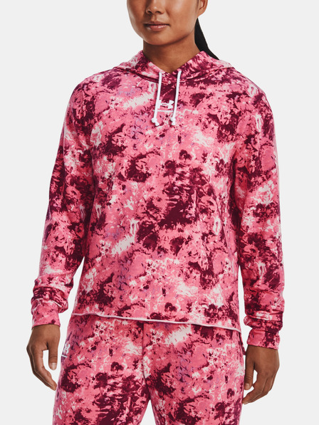 Under Armour Hanorac damă Under Armour Rival Terry Print Hoodie