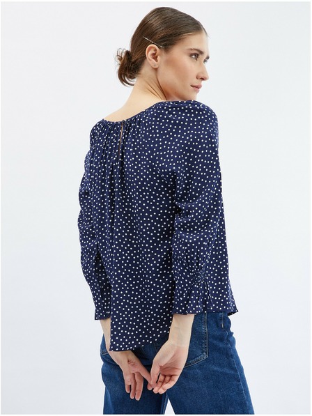 Orsay Bluză de damă cu buline albastru închis ORSAY