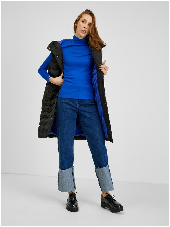 Orsay Vestă matlasată damă neagră ORSAY