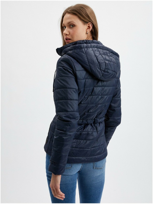 Orsay Jachetă ușoară matlasată albastru închis pentru femei ORSAY