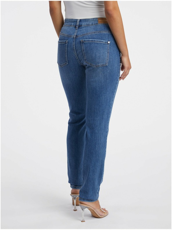 Orsay Blugi albaștri de damă slim fit ORSAY