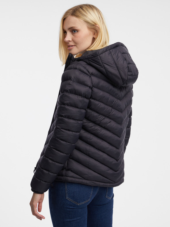 Orsay Geacă matlasată neagră pentru femei ORSAY