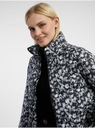 Orsay Geacă matlasată cu model gri și negru pentru femei ORSAY