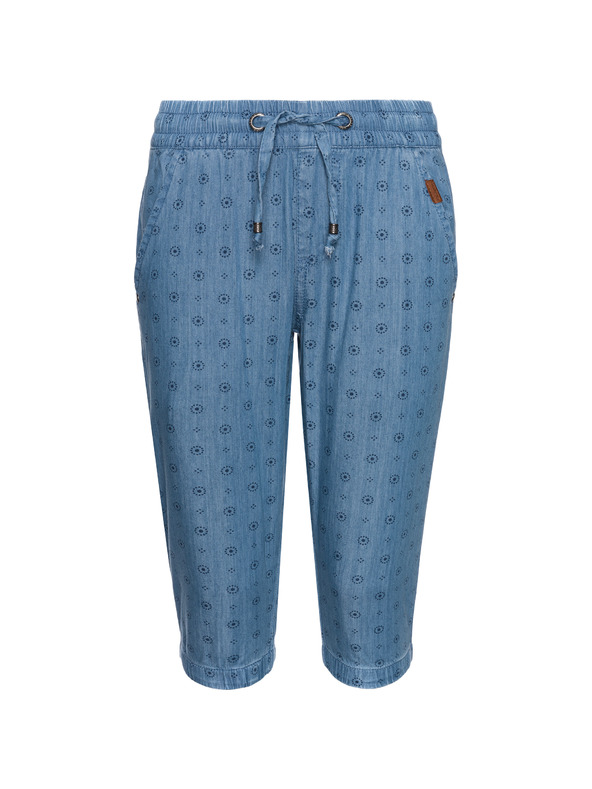 Sam 73 Pantaloni 3/4 pentru fete cu imprimeu albastru SAM 73