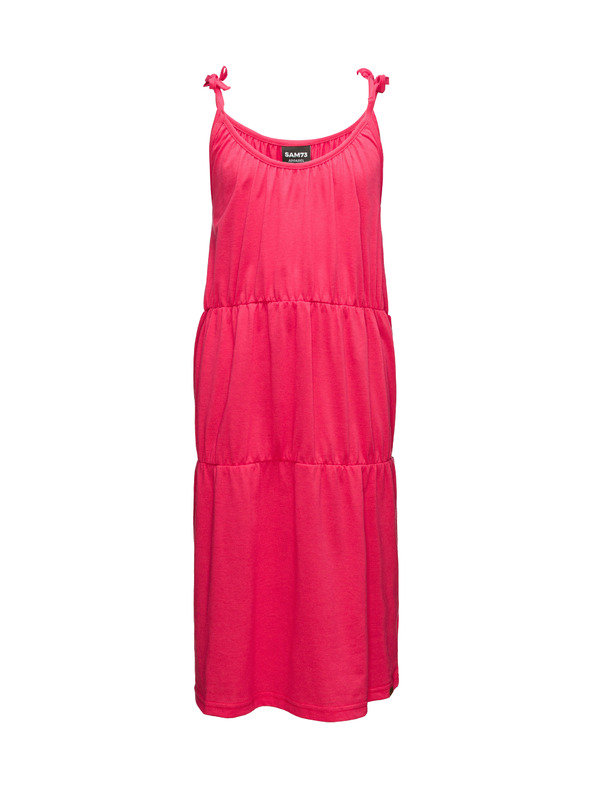 Sam 73 Rochie cu bretele pentru fete roz SAM 73