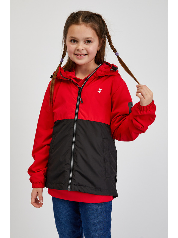 Sam 73 Jachetă neagră și roșie pentru copii SAM73 Apus