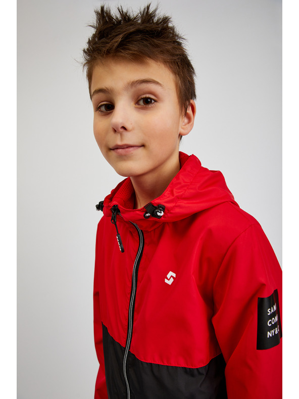 Sam 73 Jachetă neagră și roșie pentru copii SAM73 Apus