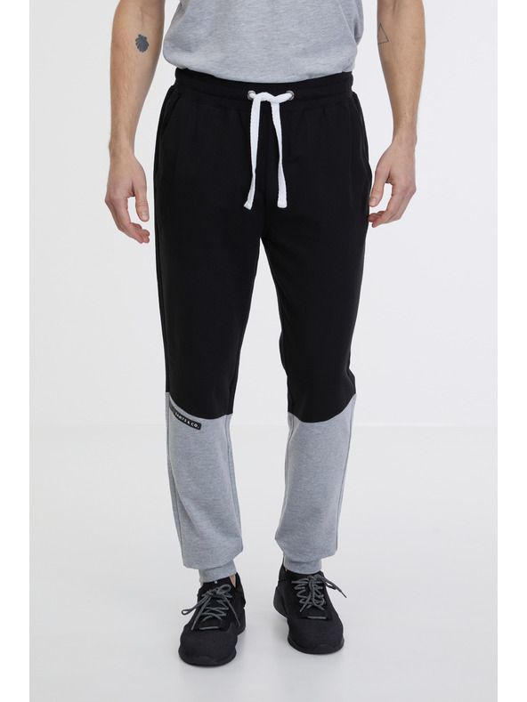 Sam 73 Pantaloni de trening gri și negri pentru bărbați SAM 73 Jorge