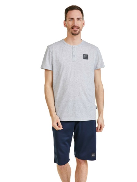 Sam 73 Tricou gri deschis pentru bărbați SAM 73 Gideon