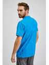 Sam 73 Tricou polo albastru din bumbac pentru bărbați SAM73 Chryz
