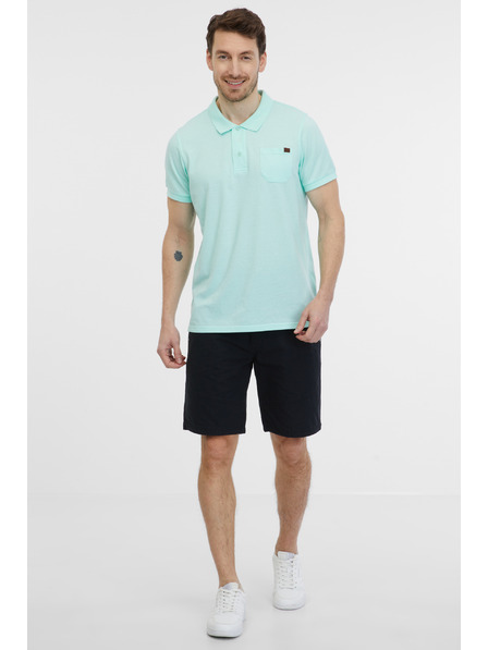 Sam 73 Tricou polo turcoaz pentru bărbați SAM 73 Julian