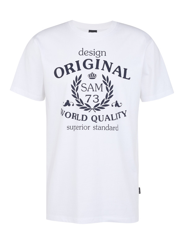 Sam 73 Tricou alb pentru bărbați SAM 73 Maverick