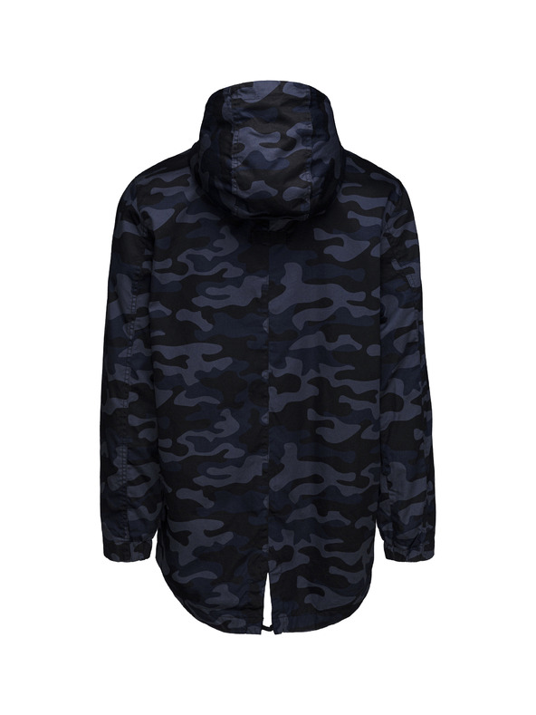 Sam 73 Jachetă de camuflaj albastru închis pentru bărbați SAM 73