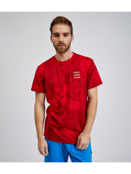 Sam 73 Tricou cu imprimeu SAM73 Sculptor roșu pentru bărbați